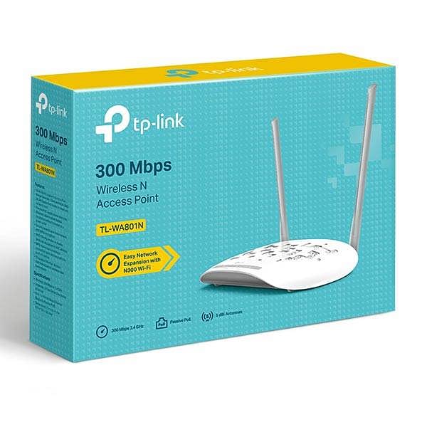 TPLink TLWA801N V6 PoE  Punto de Acceso Inalámbrico