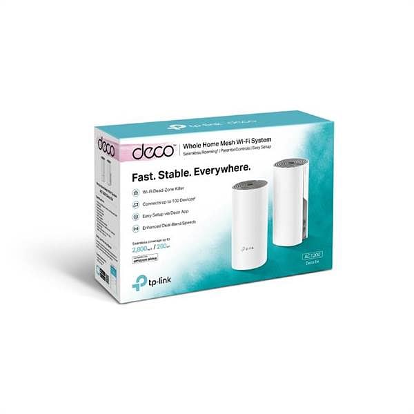 TpLink E4 2x Pack Doble Banda  Router Inalámbrico