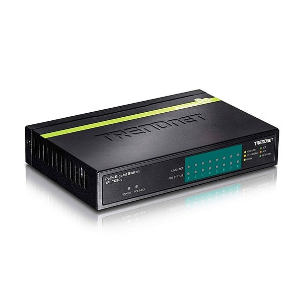 Trendnet TPETG80G 8 Puertos PoE Gigabit  Switch