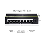 Trendnet TPETG80G 8 Puertos PoE Gigabit  Switch