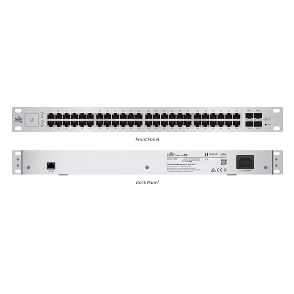 Ubiquiti UniFi Switch US48500W 48xGB 2xSFP 2xSFP