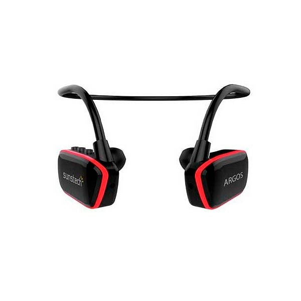 Sunstech Argos sumergible MP3 8GB negro rojo  Auriculares