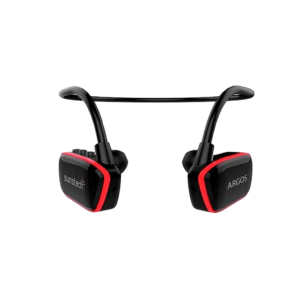 Sunstech Argos sumergible MP3 8GB negro rojo  Auriculares