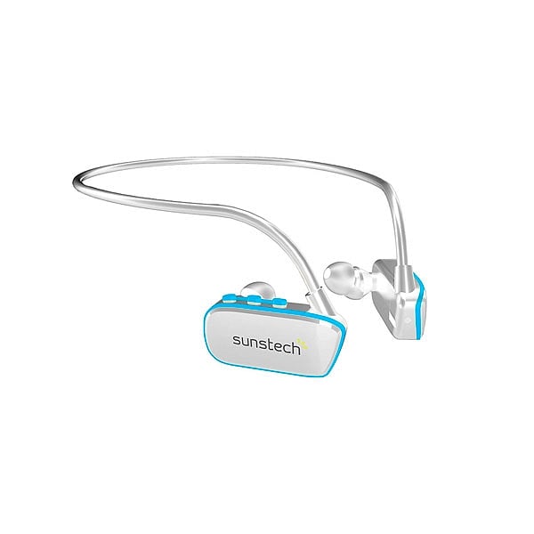 Sunstech Argos sumergible MP3 8GB blanco azul  Auriculares
