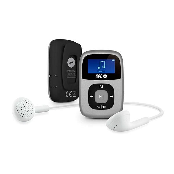 SPC Sparrow Mp3 4GB Plateado  Reproductor Mp3