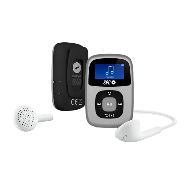 SPC Sparrow Mp3 4GB Plateado  Reproductor Mp3