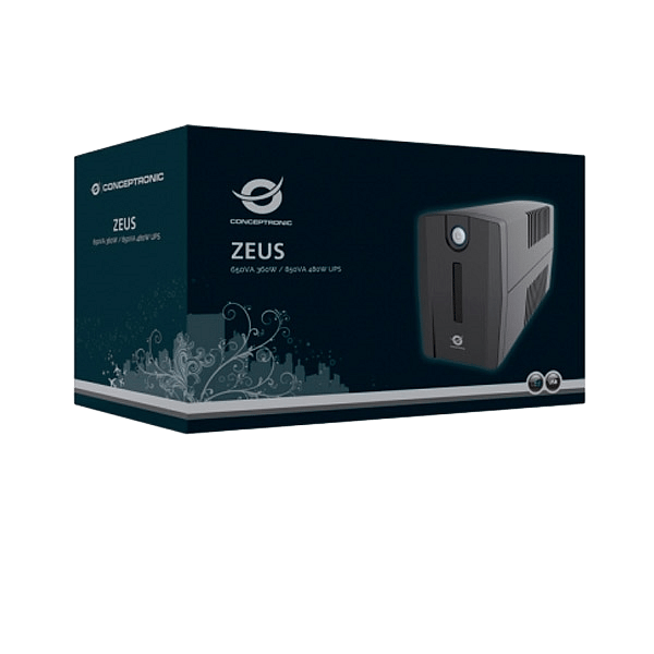 Conceptronic SAI ZEUS 02E 850VA USB Protección LAN  SAI