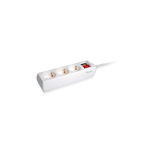 Equip 3 Tomas Schuko 15M con interruptor  Regleta
