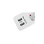Equip 5 Tomas Schuko  2 USB 15M con interruptor  Regleta
