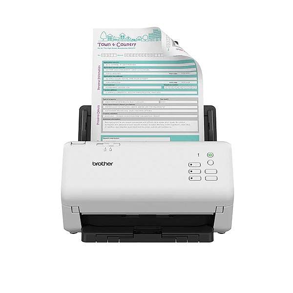 Brother ADS4300N con Alimentador de Documentos ADF Doble cara  Escáner