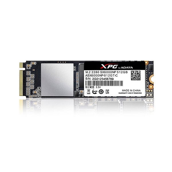 ADATA XPG SX6000 512GB M2 PCIe NVMe   Disco Duro SSD