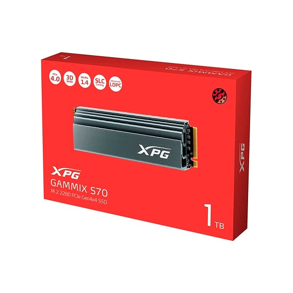 ADATA XPG Gammix S70 1TB M2 PCIe 40 x4   Disco SSD
