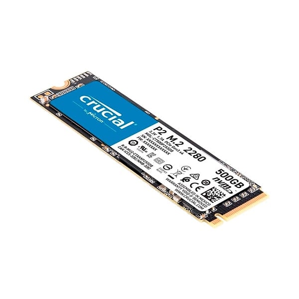 Crucial P2 500GB 3D NAND NVMe PCIe M2  SSD