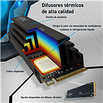 Crucial T700 M2 2TB NVMe Gen5 PCIe 50 con disipador  Disco duro SSD