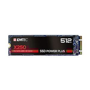 Emtec X250 512GB M2 2280 SATA3  Disco Duro SSD