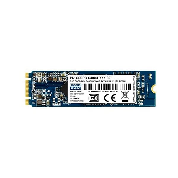 GOODRAM M2 SATA 480GB S400U 2280  Disco Duro Sólido