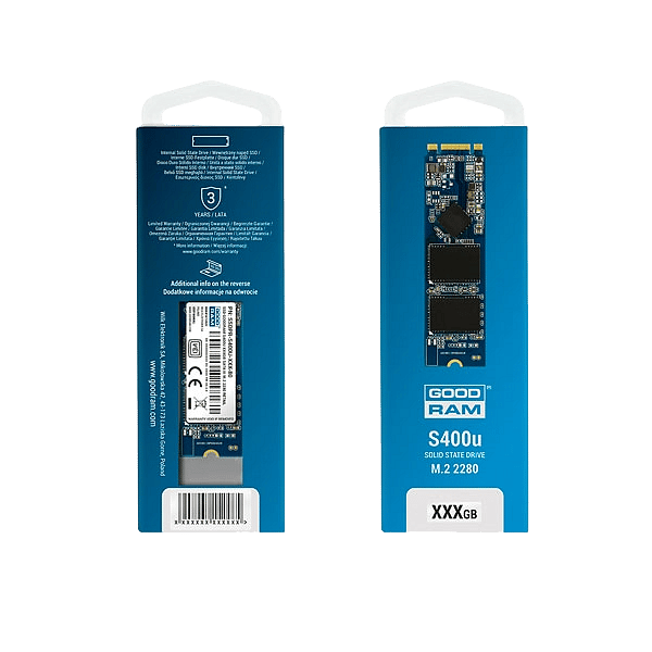 GOODRAM M2 SATA 480GB S400U 2280  Disco Duro Sólido