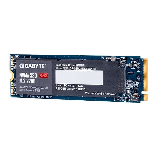 Gigabyte M2 256GB NVMe PCIe 30 x4  SSD