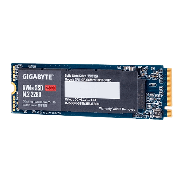 Gigabyte M2 256GB NVMe PCIe 30 x4  SSD