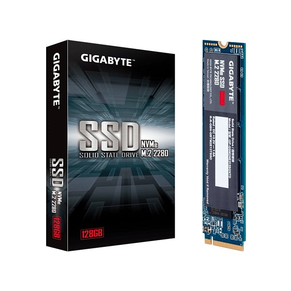 Gigabyte M2 128GB NVMe PCIe 30 x4  SSD