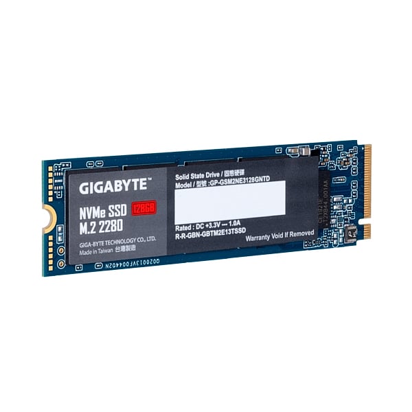 Gigabyte M2 128GB NVMe PCIe 30 x4  SSD