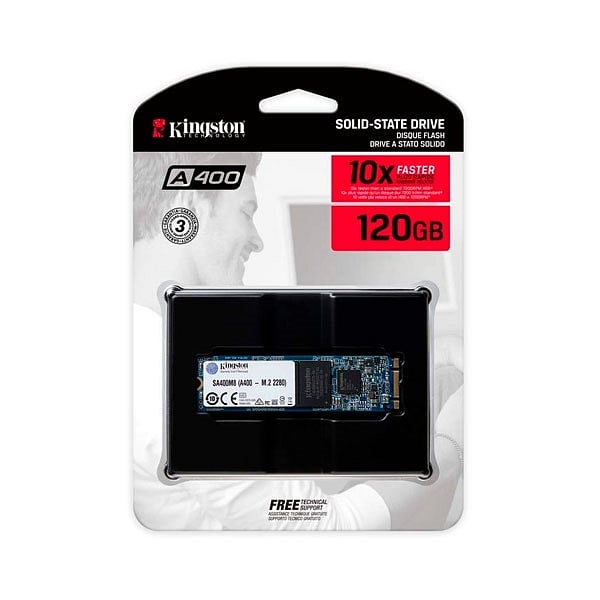 Kingston A400 120GB M2 SATA  Disco Duro SSD