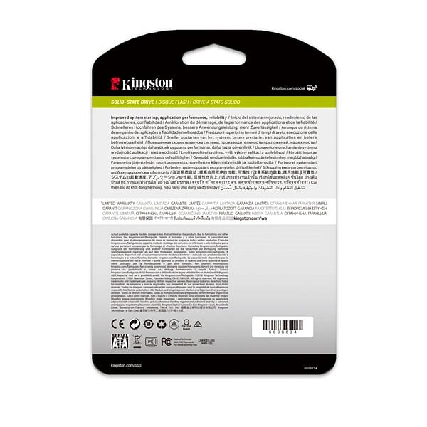 Kingston DC500 ReadCentric 480GB 25  Disco Duro SSD