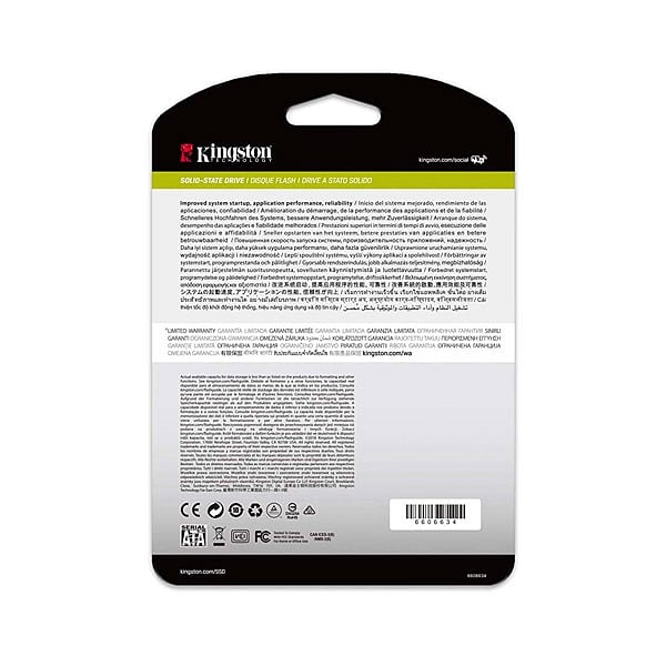 Kingston DC500 ReadCentric 960GB 25  Disco Duro SSD