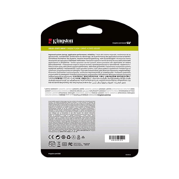 Kingston DC500 ReadCentric 384TB 25  Disco Duro SSD