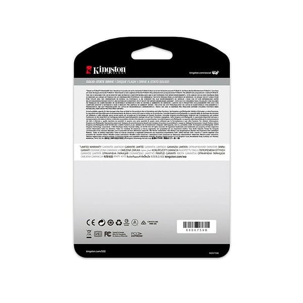 Kingston KC2500 M2 2280 NVMe PCIe 250GB  Unidad SSD