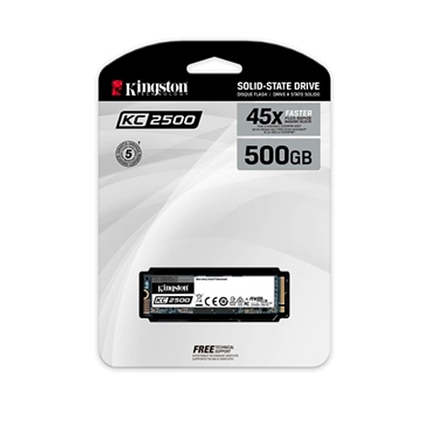 Kingston KC2500 M2 2280 NVMe PCIe 500GB  Unidad SSD