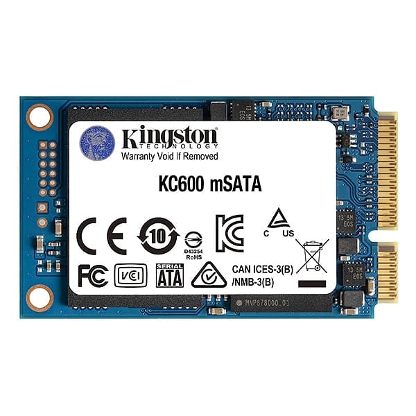 Kingston KC600 512GB mSATA  Disco Duro SSD