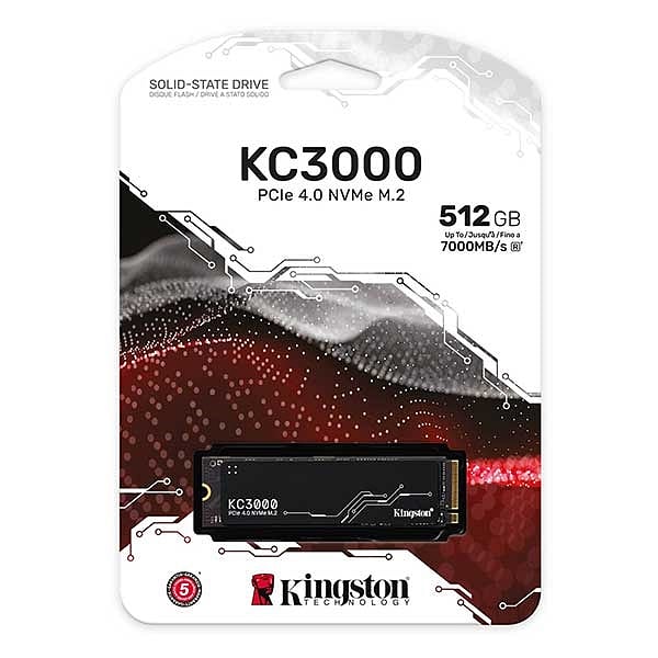 Kingston KC3000 M2 2280 NVMe PCIe 40 512GB  Disco Duro SSD