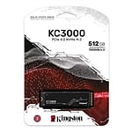Kingston KC3000 M2 2280 NVMe PCIe 40 512GB  Disco Duro SSD