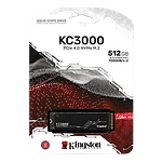 Kingston KC3000 M2 2280 NVMe PCIe 40 512GB  Disco Duro SSD Kingston KC3000 M2 2280 NVMe PCIe 40 512GB  Disco Duro SSD