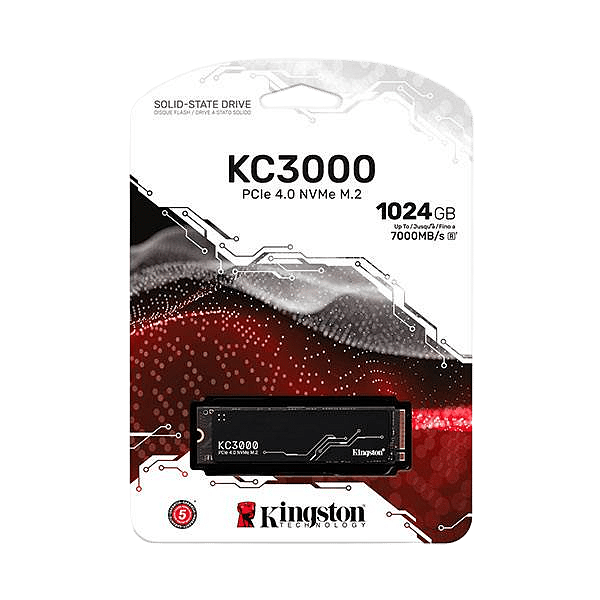 Kingston KC3000 M2 NVMe PCIe 40 1TB  Disco Duro SSD