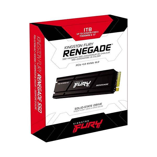 Kingston Fury Renegade PCIe 40 NVMe M2 1TB con dispador  SSD