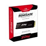 Kingston Fury Renegade PCIe 40 NVMe M2 1TB con dispador  SSD