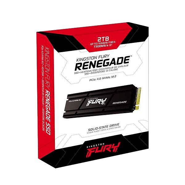 Kingston Fury Renegade PCIe 40 NVMe M2 2TB con disipador  SSD