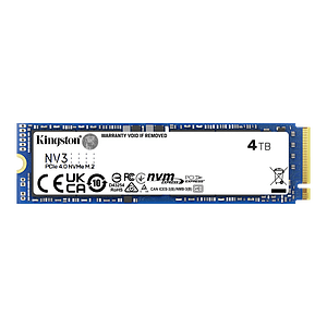 Kingston NV3 4TB  SSD M2 PCIe 40 NVMe