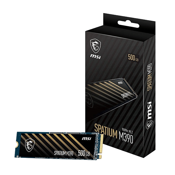 MSI Spatium M390 500GB M2 NVMe  SSD