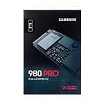 Samsung 980 Pro M2 PCIe Gen4 NVME 2TB  Disco Duro SSD