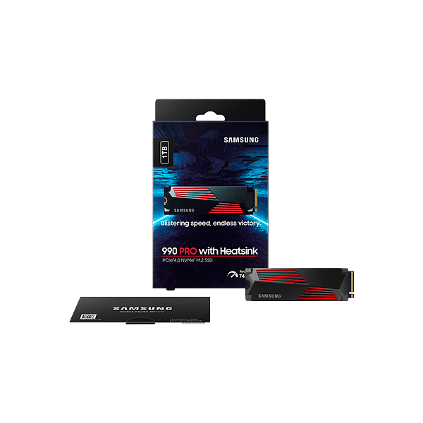 Samsung 990 Pro M2 PCIe Gen4 NVME 1TB con disipador  SSD