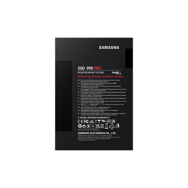 Samsung 990 PRO 4TB  SSD M2 NVMe PCIe 40