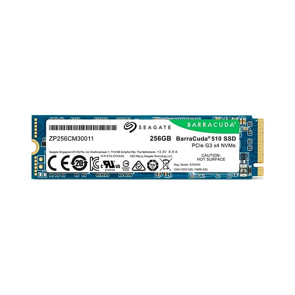 Seagate Barracuda 510 256GB M2 PCIe NVMe  Disco Duro SSD