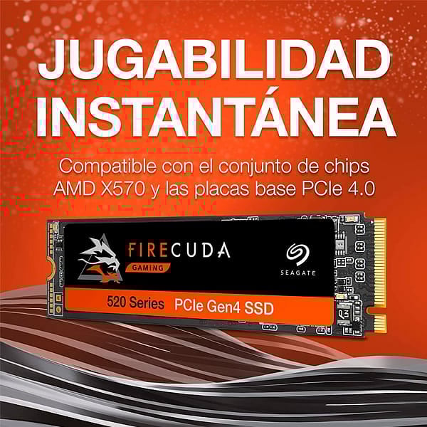 Seagate Firecuda Gaming 520 2TB M2 PCIe 40 x4 NVMe  SSD