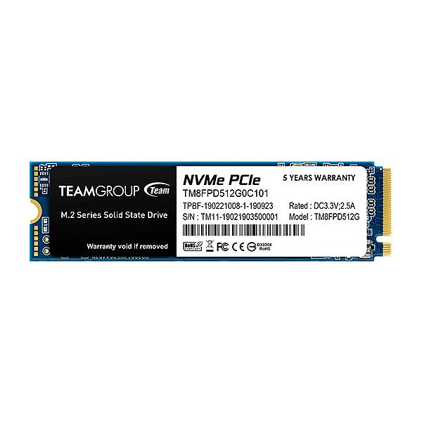 Team Group MP33 Pro M2 PCIe3 NVME 512GB  SSD