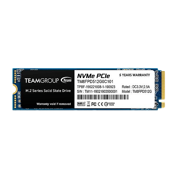 Team Group MP33 Pro M2 PCIe3 NVME 512GB  SSD
