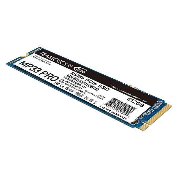 Team Group MP33 Pro M2 PCIe3 NVME 512GB  SSD