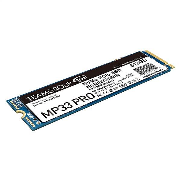 Team Group MP33 Pro M2 PCIe3 NVME 512GB  SSD